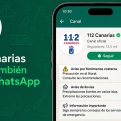 112 Canarias lanceert WhatsApp-dienst voor nood- en weerswaarschuwingen